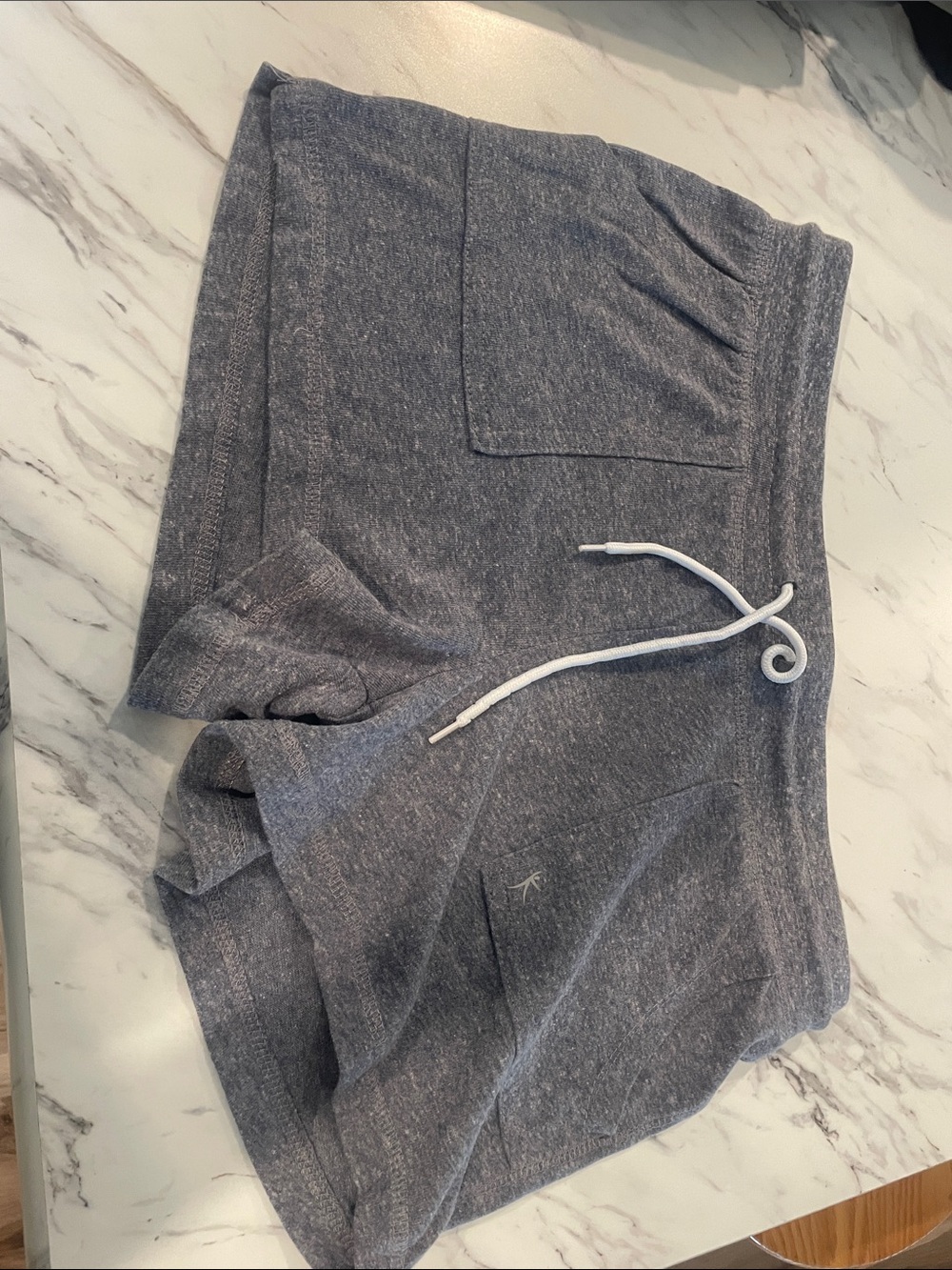 Danskin Heather Gray Elastic Waist Shorts with Tag